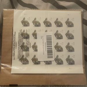 Rabbit Postage Stamps